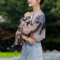 Women'S Ice Silk Cooling Sunproof Shawl UV Blocking Lightweight Breathable Sleeve Cover Summer Arm Protection