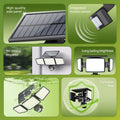 Solar Powered Security Light – 302 LED Outdoor Flood Light with Motion Sensor (2-Pack)