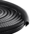 Universal Car Door Guards 33Ft(10M), Rubber U Shape Edge Trim Protection Strip, Black No-Glue Design Fits Most Vehicles
