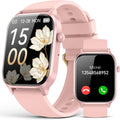 Smart Watch for Men Women- Answer/Make Call, 2025 IP68 Waterproof Fitness Tracker Watch with Sleep Monitor Step Counter Activity Smartwatch for Andriod Ios Phones (Pink, 1.83)