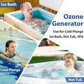Ozone Generator for Cold Plunge, 1000Mg/H Ozone Generator for Water Keep Cold Plunge, Ice Bath, Spa, Hot Tub, Pool Clean and Fresh for a Long Time