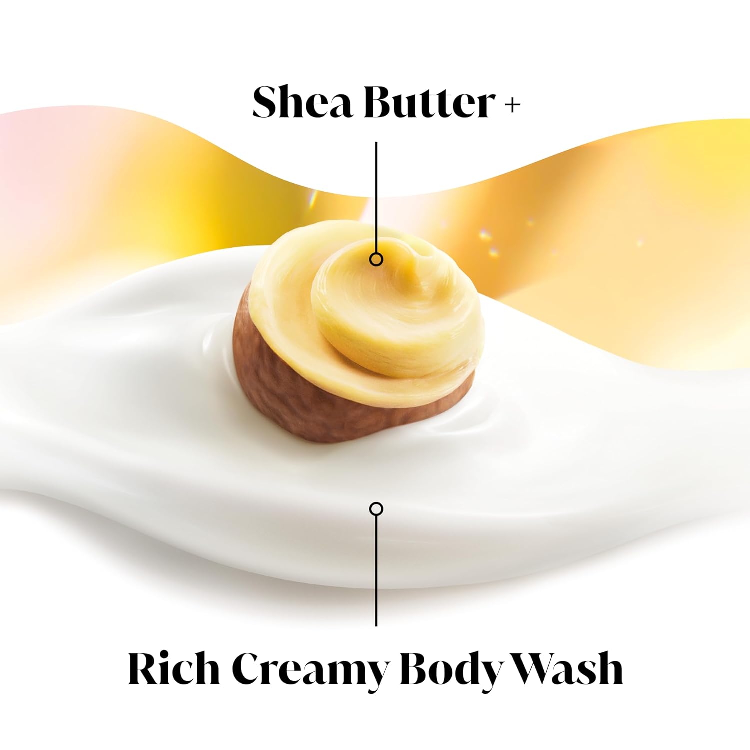Body Wash for Women, Ultra Moisture, 24Hr Moisturizing, Hydrating & Refreshing, B3 Vitamin Complex, Free of Parabens & Phthalates, for All Skin Types, Shea Butter Scent, 33 Fl Oz