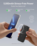 621 Magnetic Portable Charger (Maggo), 5,000Mah Wireless Power Bank with USB-C Cable, Magsafe-Compatible Battery Pack for Iphone 16/15/14/13/12 Series