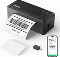 Shipping Thermal Label Printer, 4X6 Portable Label Printer, Bluetooth Label Maker for Small Business, Support Iphone,Android,Windows,Mac,Chromebook,Works with USPS, Ebay,Shopify&More, White