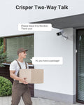 FCD600 Dual-Lens Outdoor Security Camera with 180° Fov, 6MP Panoramic Poe IP Camera, Smart Human/Vehicle Detection, Color Night Vision, Two Way Audio, Supports Microsd Card up to 256GB