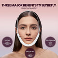Electric Double Chin Device and V-Face Machine with 8 Modes and 15 Gear Adjustable Intensities - Intelligent Double Chin Machine for V-Face