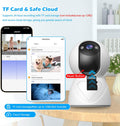 Indoor Pan/Tilt Security Camera, 5G Wifi Home Cameras for Baby Monitor/Pet Camera, Auto-Focus and Zoom, Motion Detection, 2-Way Audio, Siren, Night Vision, Cloud & SD Card Storage