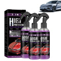 3 in 1 High Protection Quick Car Coating Spray, Ceramic Coating Spray 3 in 1, Car Scratch Nano Repair Spray, Car Coating Wax Polishing Spray, Fast Fine Scratch Repair(100 ML, 3PCS)