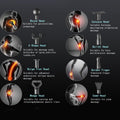 Massage Gun Deep Tissue,Percussion Back Massager Gun for Athletes Muscle Massage Gun for Pain Relief with 8 Massage Heads & 20 Speeds (Matte Black)