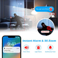 Indoor Pan/Tilt Security Camera, 5G Wifi Home Cameras for Baby Monitor/Pet Camera, Auto-Focus and Zoom, Motion Detection, 2-Way Audio, Siren, Night Vision, Cloud & SD Card Storage
