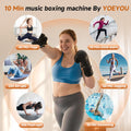 Upgraded Large Size Music Boxing Machine for Kids & Adults, Smart Bluetooth Boxing Machine Wall Mounted with LED, 9 Modes & 9 Speeds, Punching Workout Machine with Boxing Gloves