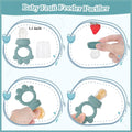 Silicone Baby Feeding Set 10 Pcs Baby Led Weaning Supplies Suction Bowl Divided Plate Baby Bibs Fruit Feeder Pacifier Baby Spoons Forks Sippy Cup Utensil Sets Baby Essentials for Newborn Grey Blue