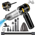 Car Vacuum Cleaner High Power - 22000PA Portable Car Vacuums 4 in 1 Compressed Air Duster & Air Blower & Pump Hand Held Vacuum Cordless with Brushless Motor for Cars Home Office