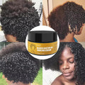 GZE Black Castor Oil Curling Cream - Curl Enhancer & Frizz Control for Curly Hair, Defines Curls Styling Cream 3.53Oz