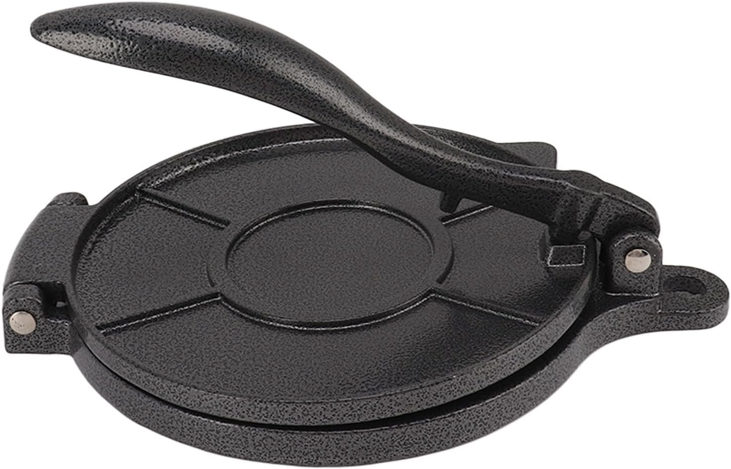 Tortilla Press, Aluminum Alloy Manual Tortilla Maker Quesadilla Maker Pataconera Maker Rotis Press Quesadilla Press for Pizza Pie Patty Making (16Cm Black)