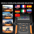 Heavy Duty Truck Scanner,Full System Diesel Diagnostic Scan Tool and Code Reader for Cummings, Detroit,Freightliner,International,Paccar,Check Truck Engine and Car 2 in 1 Code Reader/Obd2 Scanner