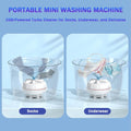 Mini Portable USB Washing Machine | Sink Washing Machine Ultrasonic Turbo Washer for Clothes and Dishes. Perfect for Travel, Business, Camping, Home, College, RV, and Apartments