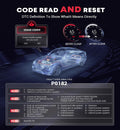Obd2 Scanner with Battery Tester Enhanced Fixd Car Diagnostic Tool Code Reader for Cars and Trucks Check Engine Light Reader Clears Vehicle Error Codes for All OBD II since 1996