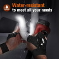 LED Flashlight Gloves, Gifts for Men Him Dad Husband Boyfriend, Cool Gadgets Waterproof Hands-Free Finger Lights for Night Fishing Repairing Running Camping, Fathers Day Birthday Christmas Gift