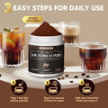 10 in 1 Mushrooms Coffee, Instant Mushroom Coffee Powder with Lion'S Mane, Cordyceps, Reishi, Shiitake, Turkey Tail, King Trumpet, for Focus, Energy, Immunity, 180G, 60 Servings