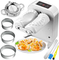 Electric Dumpling Machine Rechargeable Automatic Electric Dumpling Maker Machine Mould 2 Modes,Household Easy Quick Dumpling Maker Press Machine with Empanada Maker Press,Dough Cutters,Spoon and Brush