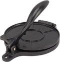 Tortilla Press, Aluminum Alloy Manual Tortilla Maker Quesadilla Maker Pataconera Maker Rotis Press Quesadilla Press for Pizza Pie Patty Making (16Cm Black)