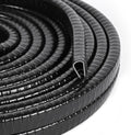Universal Car Door Guards 33Ft(10M), Rubber U Shape Edge Trim Protection Strip, Black No-Glue Design Fits Most Vehicles