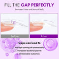 Solid Nail Glue Gel for Press on & Acrylic Nails - 3D Nail Gel for Art Design, Super Strong Clear Adhesive 15ML Long Lasting, UV Lamp Cured, Ideal for Home Salon Use