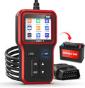 OBD2 Scanner with Upgrade Battery Tester - Diagnostic Tool for Cars That Check Engine Light & Emissions Readiness Read and Clears Vehicle Error Codes for All OBD II Protocol Vehicles since 1996
