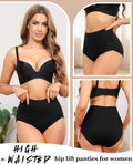 Women Tummy Control Underwear, High Waisted Seamless Panties No Show Postpartum Briefs 4 Pack S-3XL