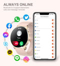 Smart Watch for Women, Bluetooth Call Fitness Tracker for Android and Ios Phones Waterproof Smartwatch with 1.32