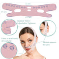 Face Lifting Strap, V Line Thin Face Slimming Belt Chin Lift Mask for Men and Women, Double Chin Reducer Tape Soft High-Elastic Fit Bandage