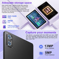 Tablet 11 Inch Android 14 Tablets, 24GB RAM 256GB ROM 1TB Expand, Octa-Core 8000Mah Battery Tablet PC with 13MP Camera, IPS HD Touchscreen, 5G Wifi, Widevine L1, Bluetooth 5.0, GPS - Black