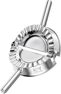 Best Utensils Stainless Steel Ravioli Mold Pierogi Dumpling Maker Wrapper Pastry Dough Cutter Kitchen Accessories (L: 4.5 Inch)