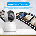 Indoor Pan/Tilt Security Camera, 5G Wifi Home Cameras for Baby Monitor/Pet Camera, Auto-Focus and Zoom, Motion Detection, 2-Way Audio, Siren, Night Vision, Cloud & SD Card Storage