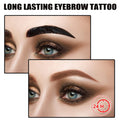 1PCS Peel off Tattoo Eyebrow Gel, Long-Lasting Waterproof Eyebrow Tattoo Makeup,Natural Elegant Eyebrow Tattoo Peel off for All Types of Eyebrows - Light Brown