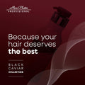 Black Caviar Luxurious Nourishing Styling Cream for Smooth & Shiny Hair, Ultimate Hair Care with Silk Protein & Antioxidant Herbal Essences 400Ml