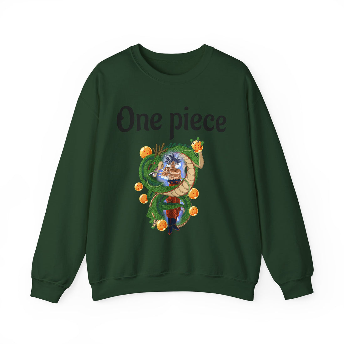 One Piece Dragon Crewneck Sweatshirt, Cozy Unisex Sweater, Gift for Anime Lovers, Casual Fall Wear, Perfect for Gift Giving