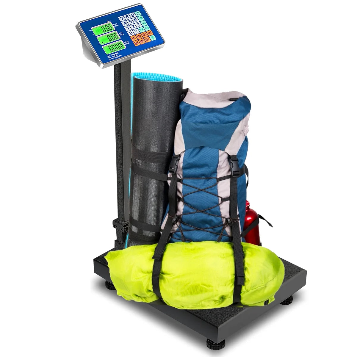 660Lbs Weight Platform Scale Digital Floor Folding Scale Postal Shipping Mailing