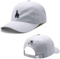 Unisex Baseball Korean Style Unstructured Cotton Soft Adjustable Washed Custom LA Logo Men/Women Caps Hats
