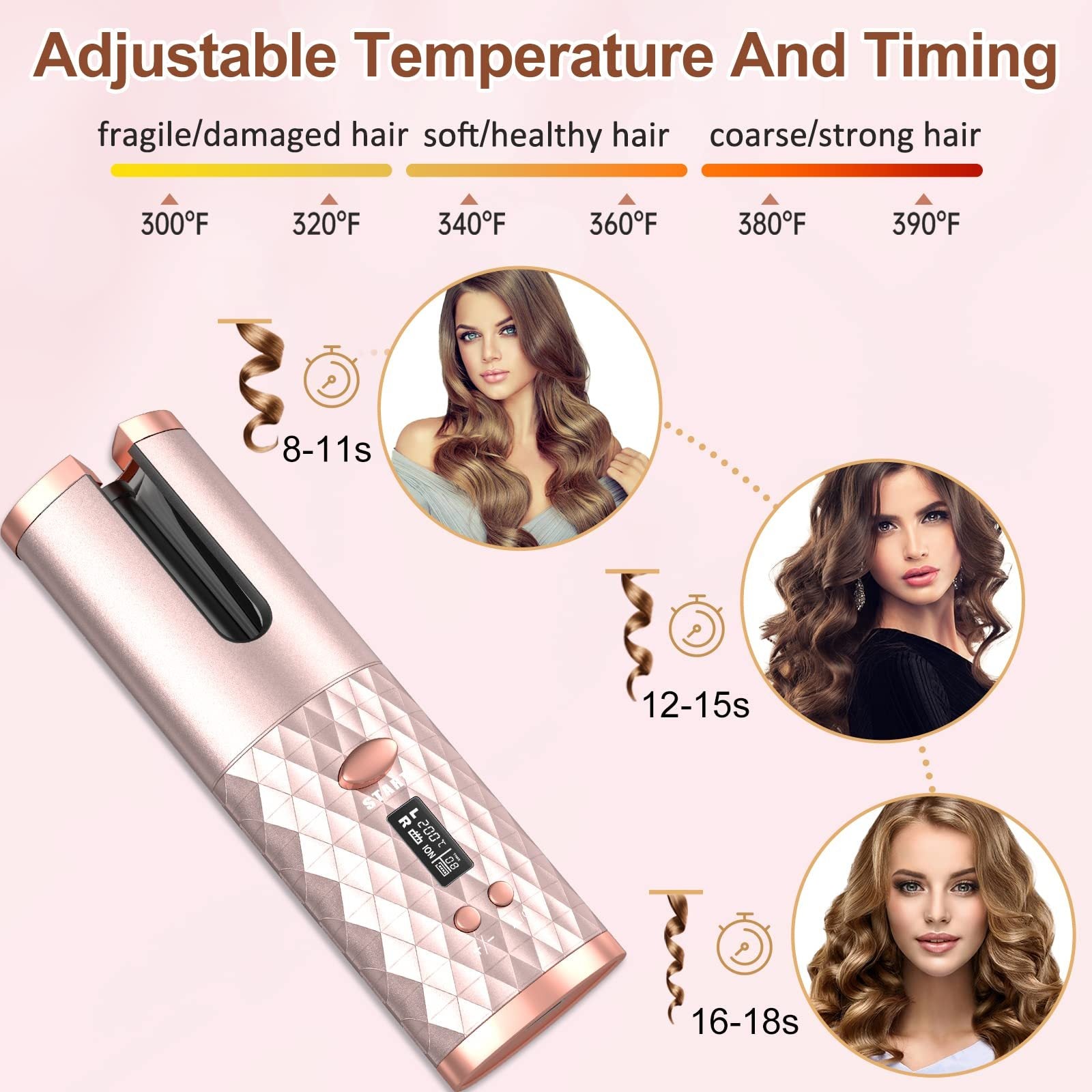 auto rotating curling iron