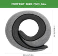® Snail Neck Pillow Memory Foam with Magicstrap – Adjustable Ergonomic Travel Pillow for Office/Airplane/Car, Washable Cover, Portable Cervical Support (Gray)