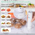 Handheld Vacuum Sealer for Food Storage – Portable & Rechargeable, Easy One-Hand Automatic Operation, 1 Vacuum Sealer + 10 Food Reusable Bags (30 Bags Optional)