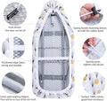 Small Ironing Board Cover Scorch Resistant, Cotton Table Top Ironing Cover with Padding Heat Reflective Heavy Duty Pad (Owl, 12.5