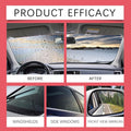2Pack Automotive Oil Film Cleaning Brush New Glass Coating for Windshield Glass Oil Film Remover, Strong Front Windshield Remover for Windshield Improves Clarity and Visibility