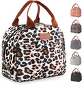 Lunch Bag for Women & Men, Adult Insulated Leakproof Lunch Box Bags with Large Capacity, Cooler Tote Bag for Work/Travel/Office/Outdoor (Black)