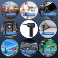Compressed Air Duster, 3 Gear to 51000RPM Cordless Electric Air Duster, 6000Mah Rechargeable Air Blower with LED Light for Laptop Computer Camera Keyboard Cleaning Dust Hair Replace Compressed Air Can
