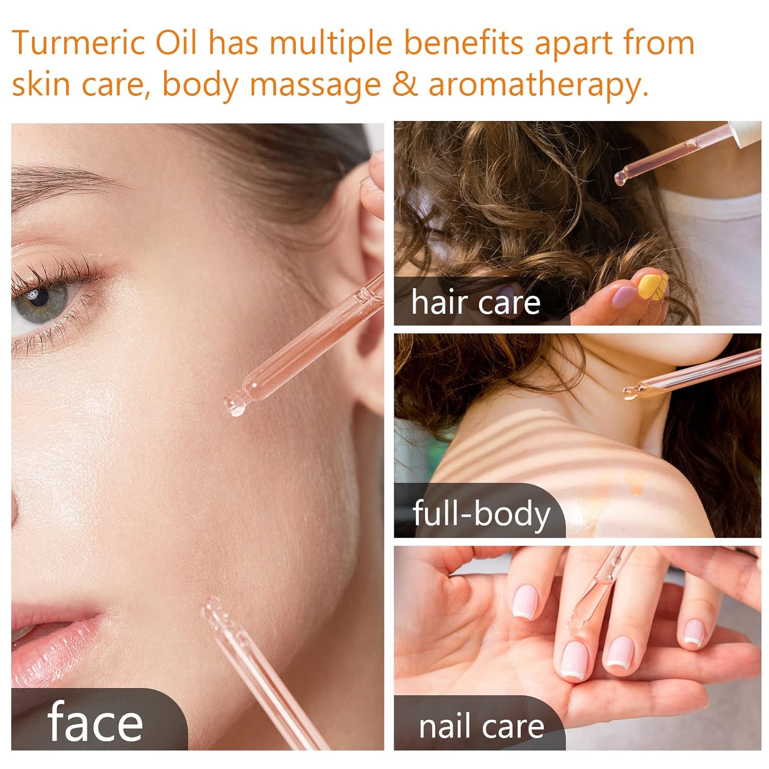 Turmeric Serum for Dark Spots 1 Fl Oz, Turmeric Dark Spot Corrector Serum for Face & Body, anti Aging Facial Serum for Women and Men, Reduces Hyperpigmentation, Age Spots, Sun Spot, Improve Skin Tone