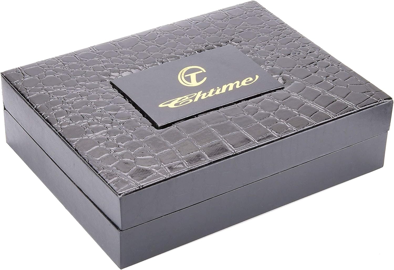 Gift Set Men'S Watch Black- LED Lamp - Wallet -Pen