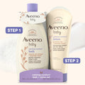 Calming Comfort Bath & Body Lotion Set, Nighttime Baby Skin Care Products with Nourishing Oatmeal plus Relaxing Lavender & Vanilla Scents, Paraben- & Phthalate -Free, 2 Items